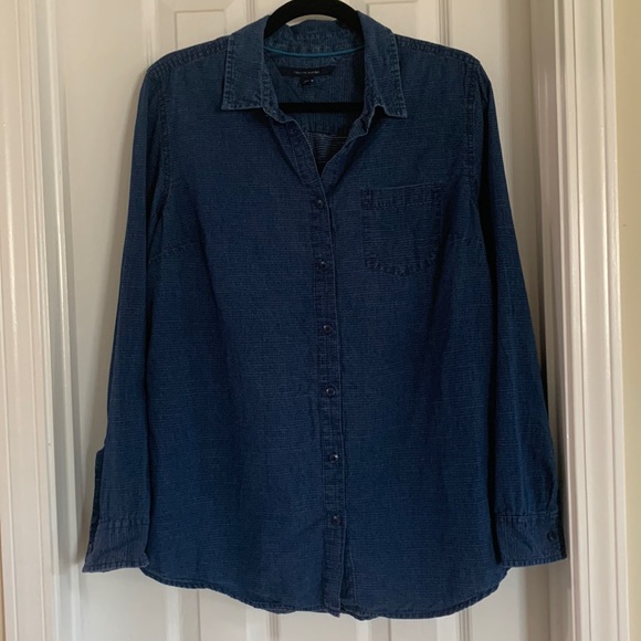 Tommy Hilfiger Long Sleeve Chambray Shirt - Picture 1 of 2